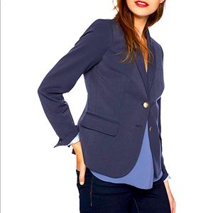 J. Crew Navy Schoolboy Blazer